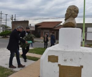 El intendente Gay visitó Ingeniero White por su 135º aniversario