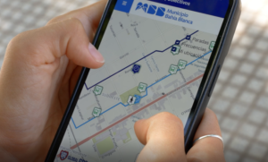 MiBahía sumó GPS Bahía para consultar colectivos