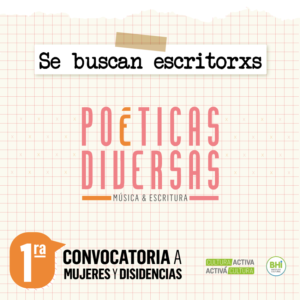 Hoy vence la convocatoria para 'Poéticas Diversas: música y escritura'