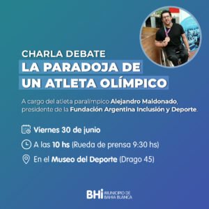El atleta paralímpico Alejandro Maldonado