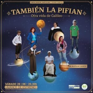 La Comedia Municipal realizará un avance de la obra 'También la pifian – Otra vida de Galileo' de manera online mañana a las 20:30. Para acceder