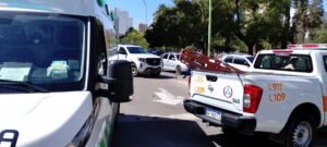 Defensa Civil y SIEmPre realizaron intervenciones nocturnas por cables cortados e incendios de pasto.