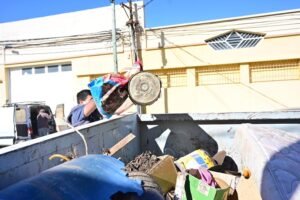 Bateas para residuos voluminosos disponibles viernes a domingo en cuatro puntos de la ciudad.