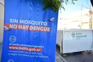 La Municipalidad promueve medidas para prevenir la reproducción del mosquito del dengue en los hogares bahienses.