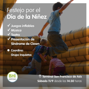 La Terminal de Ómnibus San Francisco de Asís (Drago 1873) será escenario de festejos por el Día de la Niñez el sábado 11 a partir de las 14:30 hs