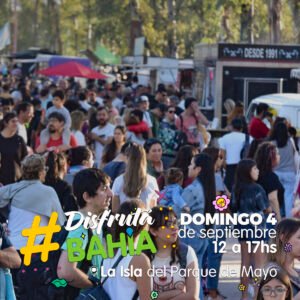 El domingo 4 de septiembre llega una nueva edición del Disfrutá Bahía a la Isla del Parque de Mayo