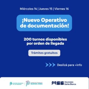 La Municipalidad realiza operativos de documentación para tramitar DNI en dos sociedades de fomento.