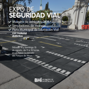Se realizará la primera Expo de Seguridad Vial este fin de semana en Parque de Mayo (11 a 18 hs). Habrá simuladores de manejo
