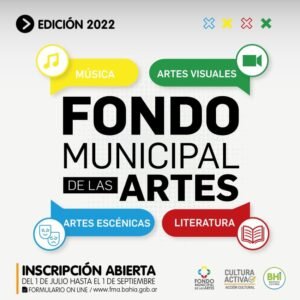 El Fondo Municipal de las Artes abre inscripciones hasta el jueves para becas y subsidios destinados a artistas