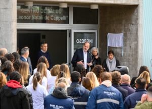 Inauguración de ampliación del Centro de Salud Leonor Natali de Capelli en Ingeniero White con inversión de $1.252 millones del Consorcio de Gestión del Puerto.