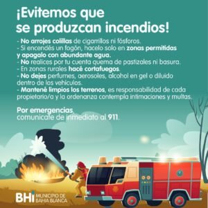 La Dirección de Defensa Civil emite recomendaciones para prevenir incendios forestales durante la época estival ante altas temperaturas. Incluye medidas de prevención
