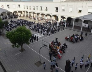 El intendente Héctor Gay encabezó la ceremonia de inicio del ciclo lectivo 2022 en el Colegio Don Bosco