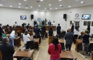 El intendente Héctor Gay pronunció el discurso de apertura de sesiones 2021 ante el Concejo Deliberante