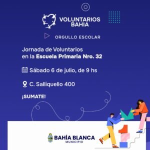 Convocatoria a voluntarios para jornada de pintura y acondicionamiento en Escuela 32.