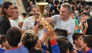 Se realizó el acto de premiación de la Liga Municipal de Fútbol con participación de 3 mil chicos de 34 entidades barriales.