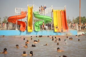 Balneario Maldonado abre verano con toboganes