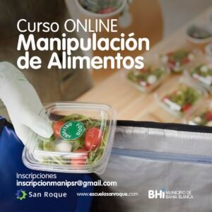 La Escuela Municipal de Capacitación Laboral San Roque abre inscripciones para un curso online de Manipulación de Alimentos con duración mensual. Las clases serán los martes y viernes de 18:30 a 21:30. Destinado a mayores de 16 años con cupo limitado a 30 personas.