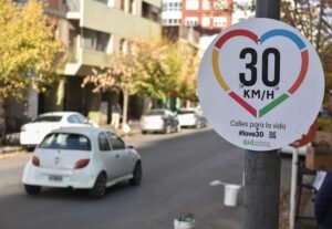 Se implementa límite de velocidad de 30 km/h en múltiples calles céntricas de Bahía Blanca