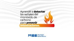 Campaña educativa municipal sobre prevención de intoxicaciones por Monóxido de Carbono en el hogar.