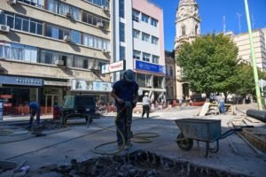 Se cerrará media calzada en las intersecciones de San Martín con Alsina y Belgrano
