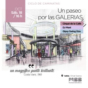 Caminatas guiadas gratuitas por galerías y templo. Sábado 18 con intervenciones artísticas e inscripción previa obligatoria.