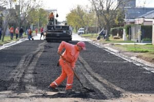 El programa municipal de pavimentación alcanza el 60% de avance