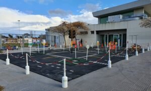 Terminal de ómnibus alberga pista de seguridad vial para menores hasta el viernes.
