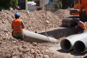 Obra de 2 mil millones de pesos renovará colector cloacal en zona del Canal Maldonado