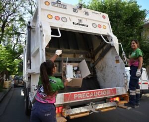 El municipio informa los horarios de recolección de residuos secos diferenciados por turno mañana y tarde