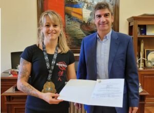 La municipalidad de Bahía Blanca reconoció a la atleta Tamara Magario