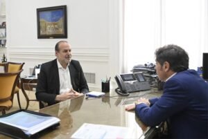 Susbielles se reunió con Kicillof para analizar avance de obras hídricas
