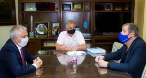 El intendente Héctor Gay recibió a las nuevas autoridades de la Unión Industrial de Bahía Blanca