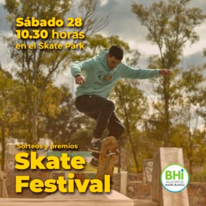 Se realizará un festival de skate en la pista del parque de Mayo con participación de alumnos de la Escuela Municipal de Skate