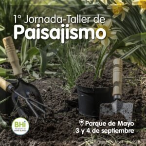 Se realizará la Primera Jornada de Taller de Paisajismo el 3 y 4 de septiembre en el Parque de Mayo