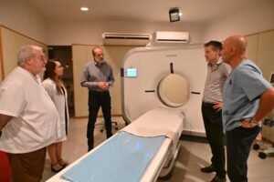 Hospital Municipal incorpora tomógrafo de última generación financiado por donación de La Renga.