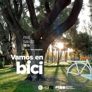 Salida en bici al parque de Mayo el sábado 22 a las 18 hs desde Plaza Rivadavia.