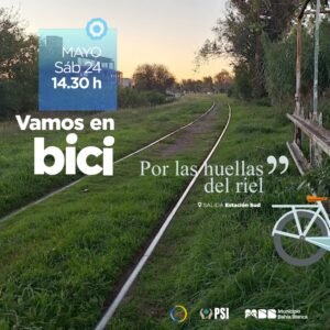 Paseo guiado gratuito en bicicleta por patrimonio ferroviario e histórico de Bahía Blanca el sábado 24 de 14:30.