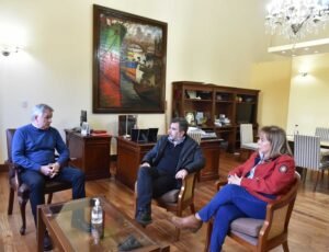 El intendente Héctor Gay se reunió con el diputado nacional Cristian Ritondo y la senadora Nidia Moirano para analizar temas de seguridad pública