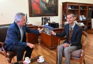 El intendente Héctor Gay recibió al nuevo cónsul general de Italia
