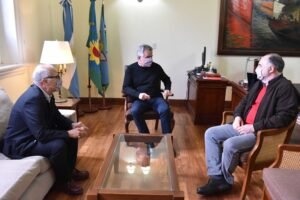 El intendente Héctor Gay recibió al ingeniero Alejandro Staffa